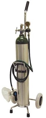 "E" Oxygen Crash Cart Kit Empty Tank product image