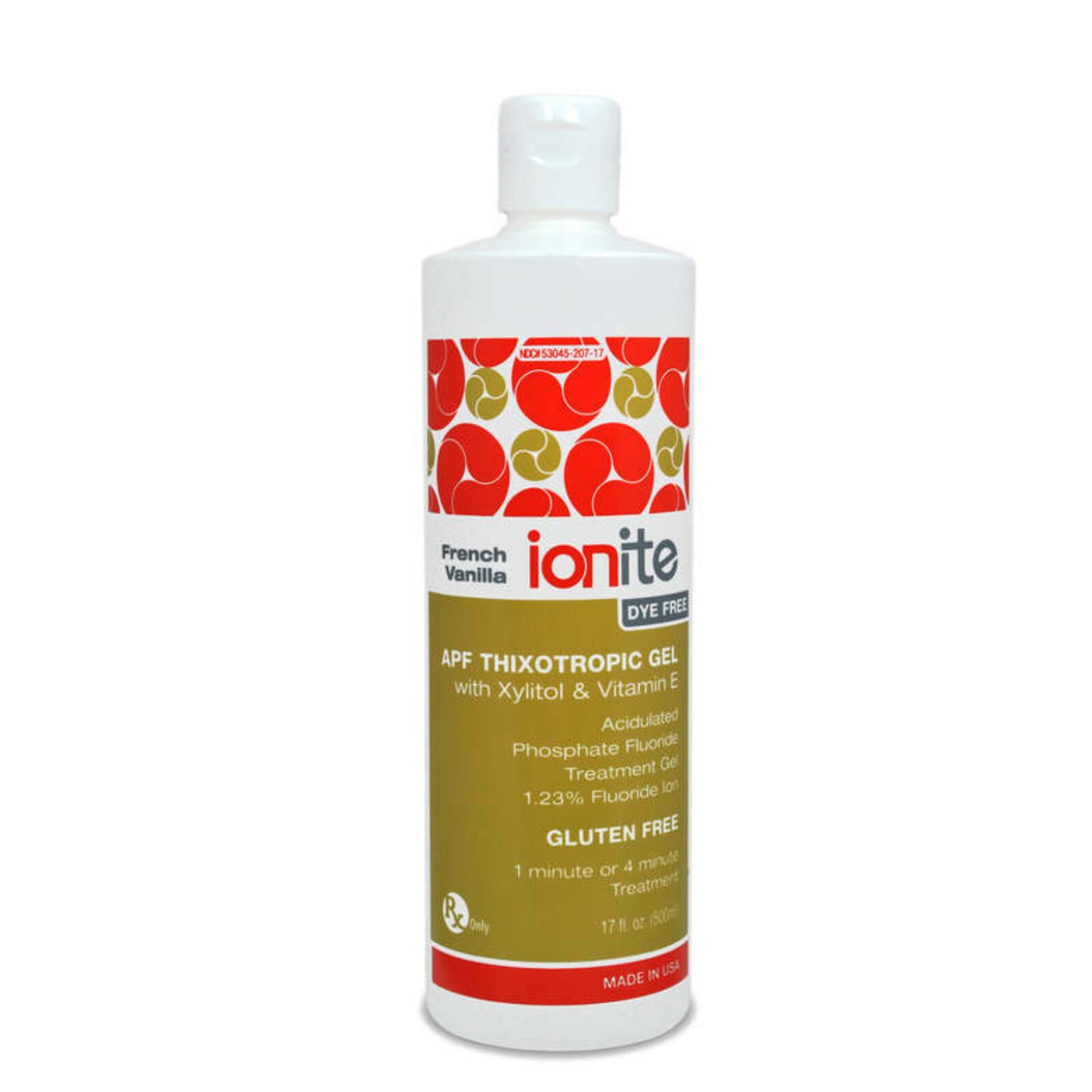IONITE APF Gel 60 Second 17oz Vanilla (Dye-Free) product image