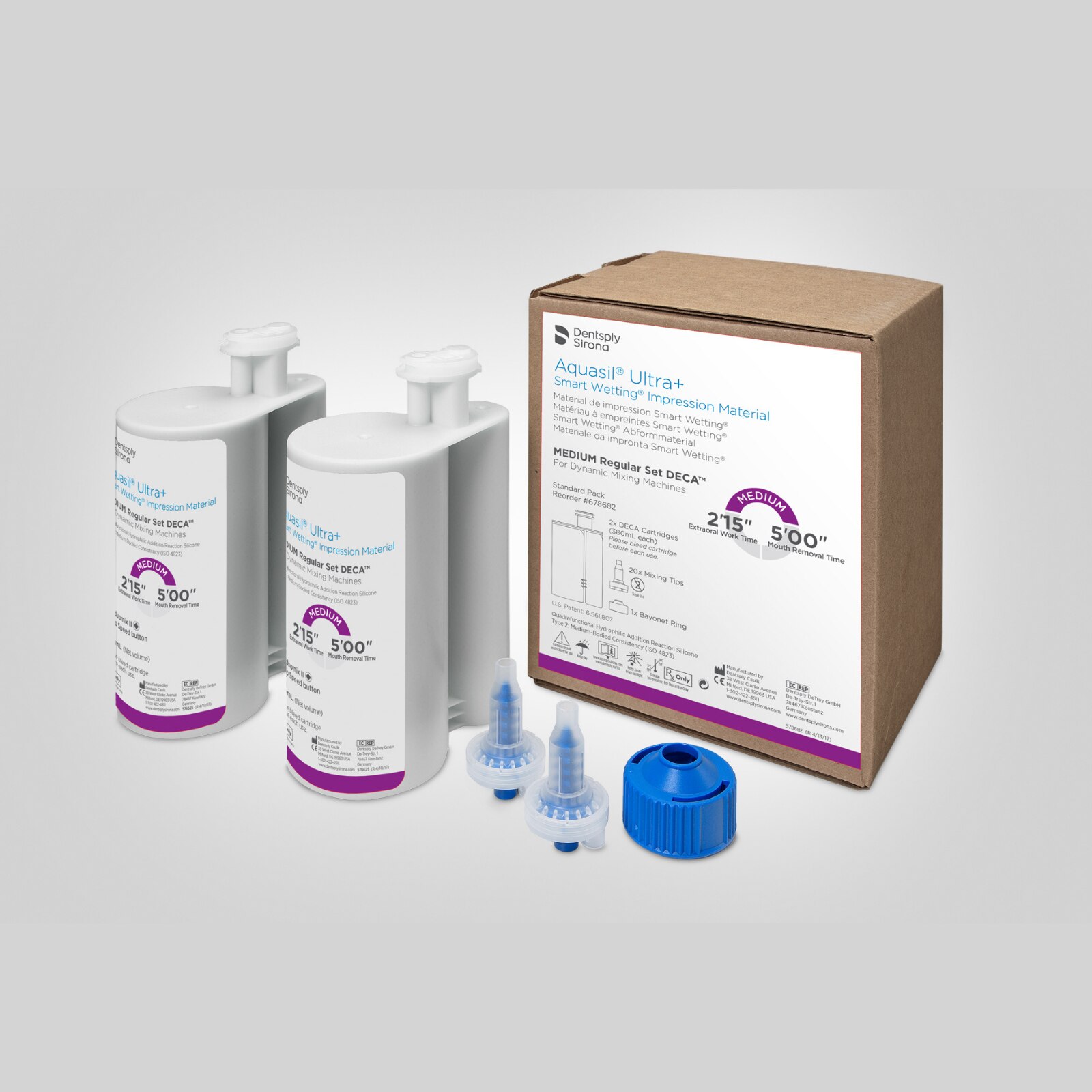 Aquasil Ultra DECA VPS Impression Material, Cartridge Refill, Monophase, Regular Set, 380 ml, 2/Pk thumbnail 10