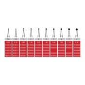 Alpen Carbides O&S Burs 10/Pk RA 8