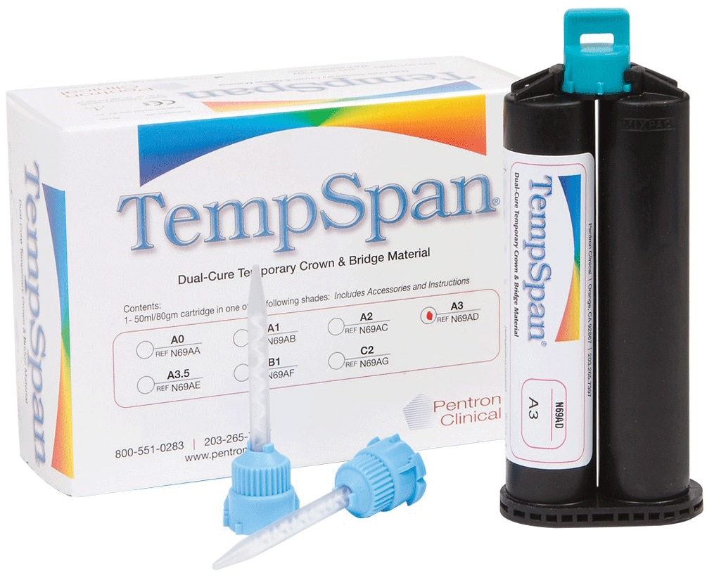 TempSpan Temporary C&B Material, Cartridge Refill, 50 ml, A2, 1/Pk, N69AC thumbnail 10