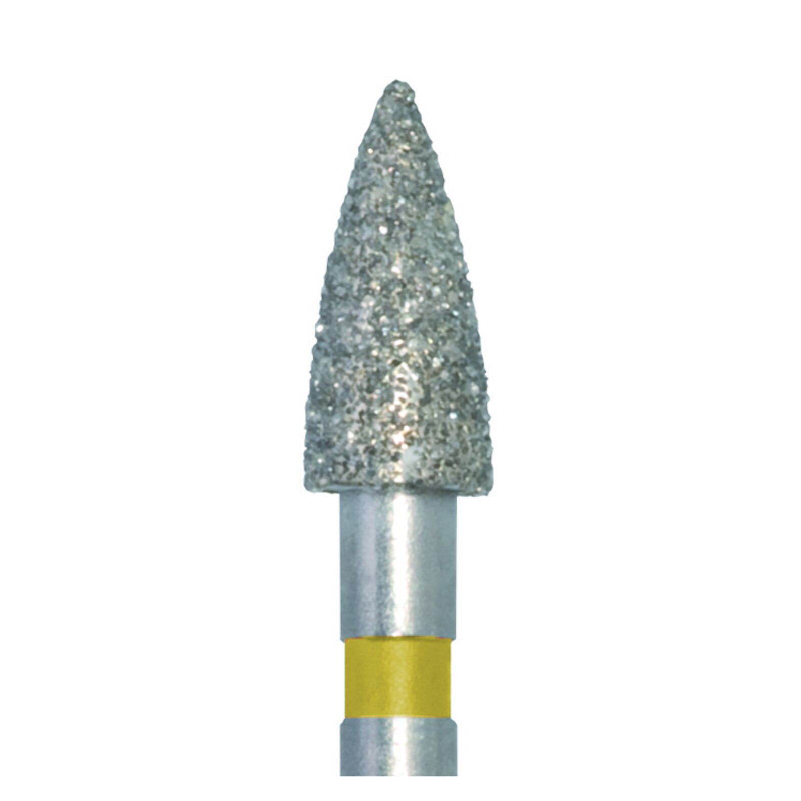 #896C-025 Extra Fine Diamond Bur Short Flame FG Pack of 5 thumbnail 2