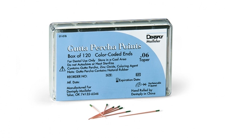 Tapered Gutta Percha Points 120/PK .04 #20 image