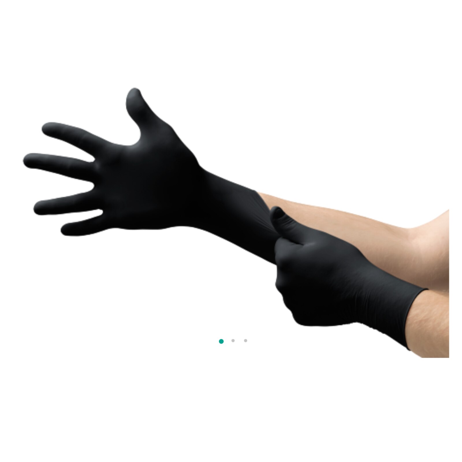 MICROFLEX MidKnight Touch Nitrile Exam Gloves Large Black Non-Sterile 100/Bx thumbnail 5