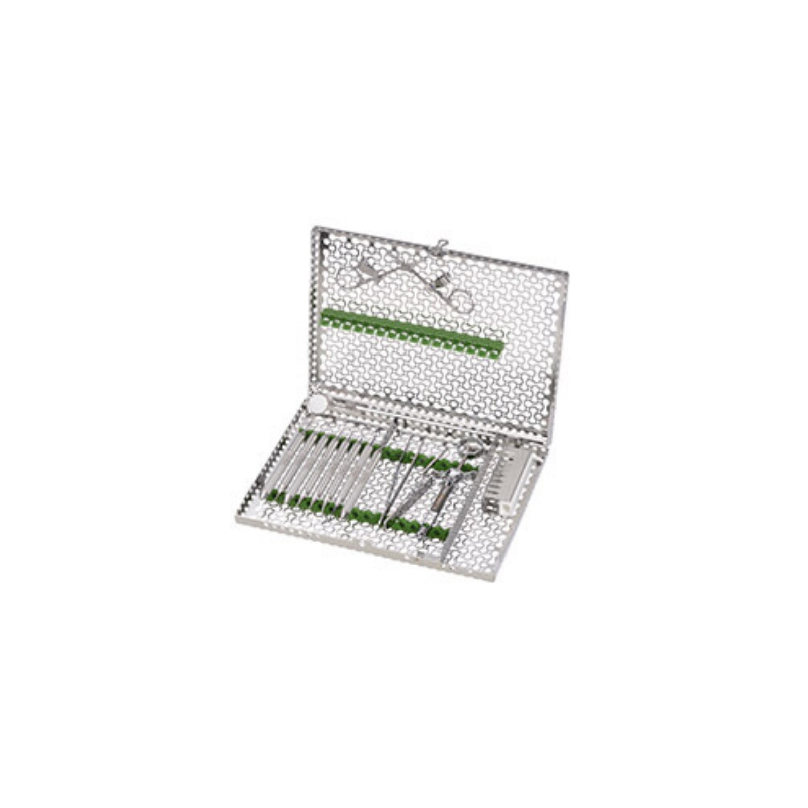 IMS Signature Series Cassette Rail 10 Instruments Green Set thumbnail 3