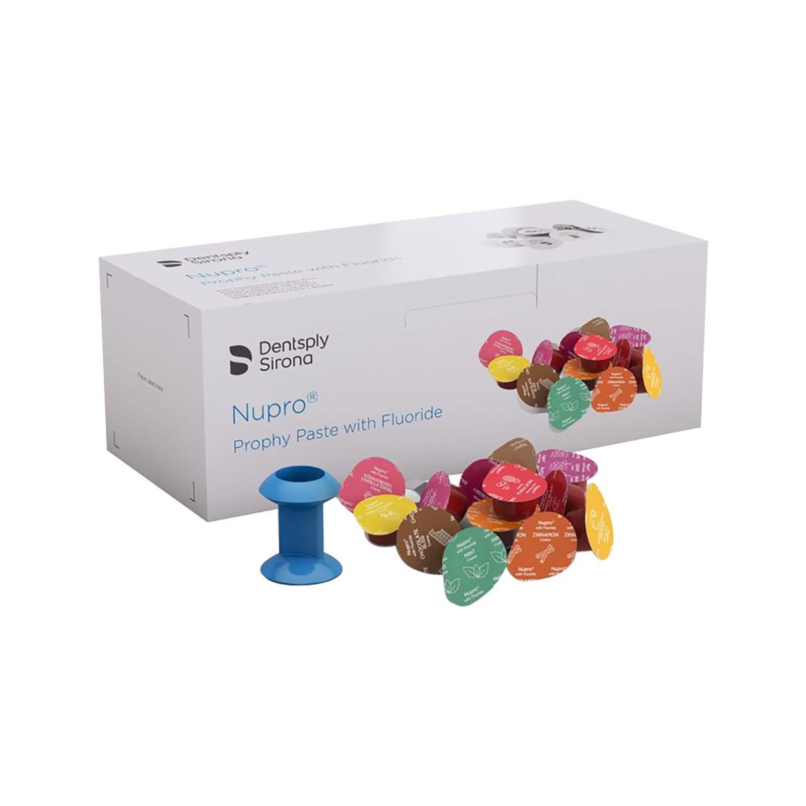 Nupro Extra Care Prophy Paste, Fluoride Cup, Coarse, BubbleExtra, 200/Box product image