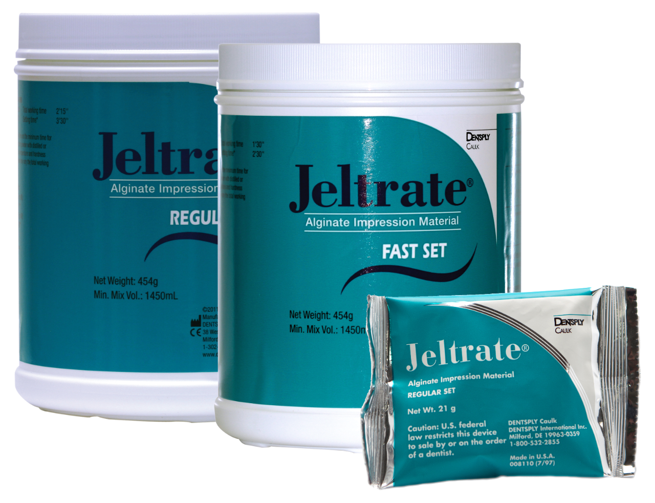 Jeltrate Alginate Impression Material, Regular Set, Can, 1 lb, 1/Pk, 608503 thumbnail 10
