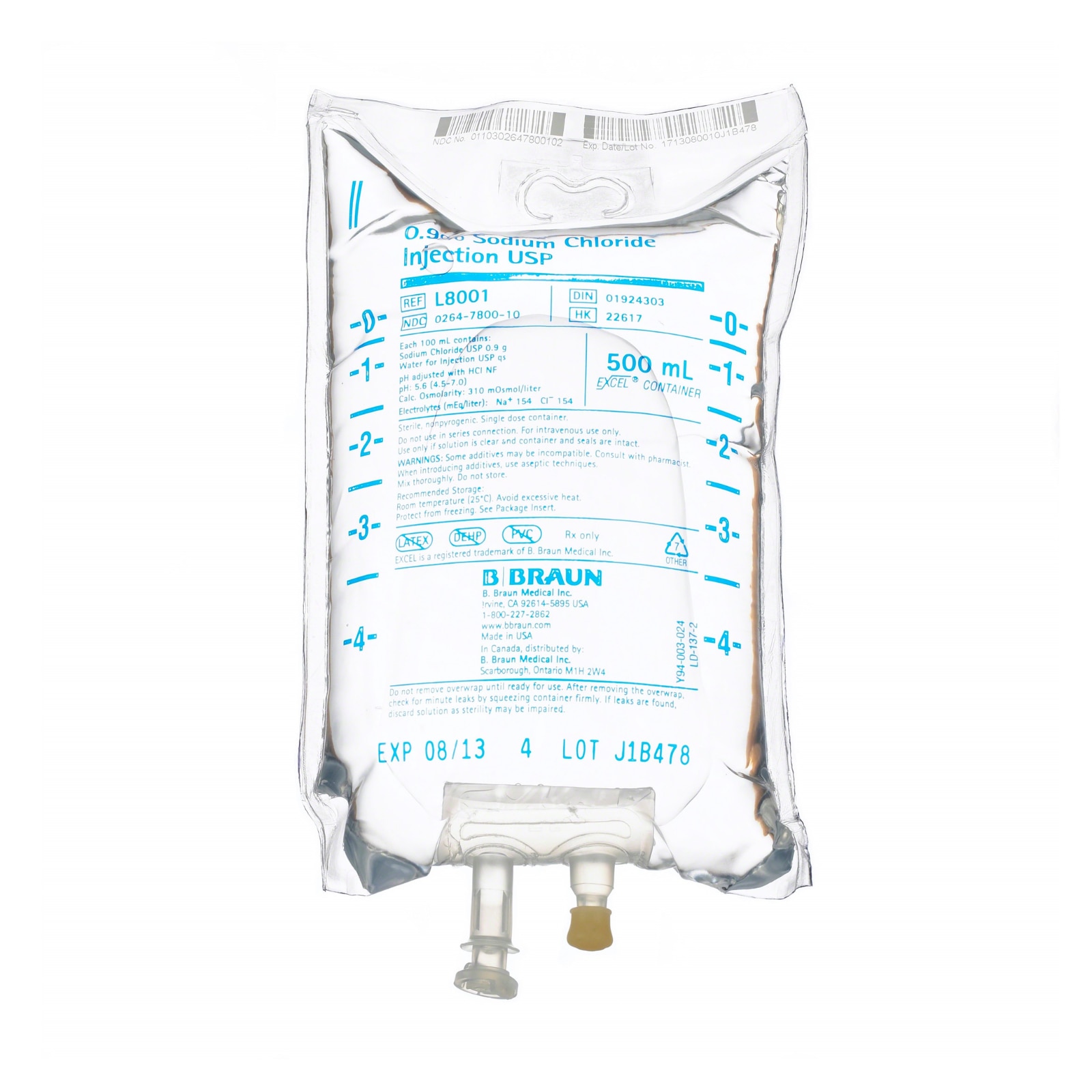 0.9% Sodium Chloride Injection 500mL thumbnail 3