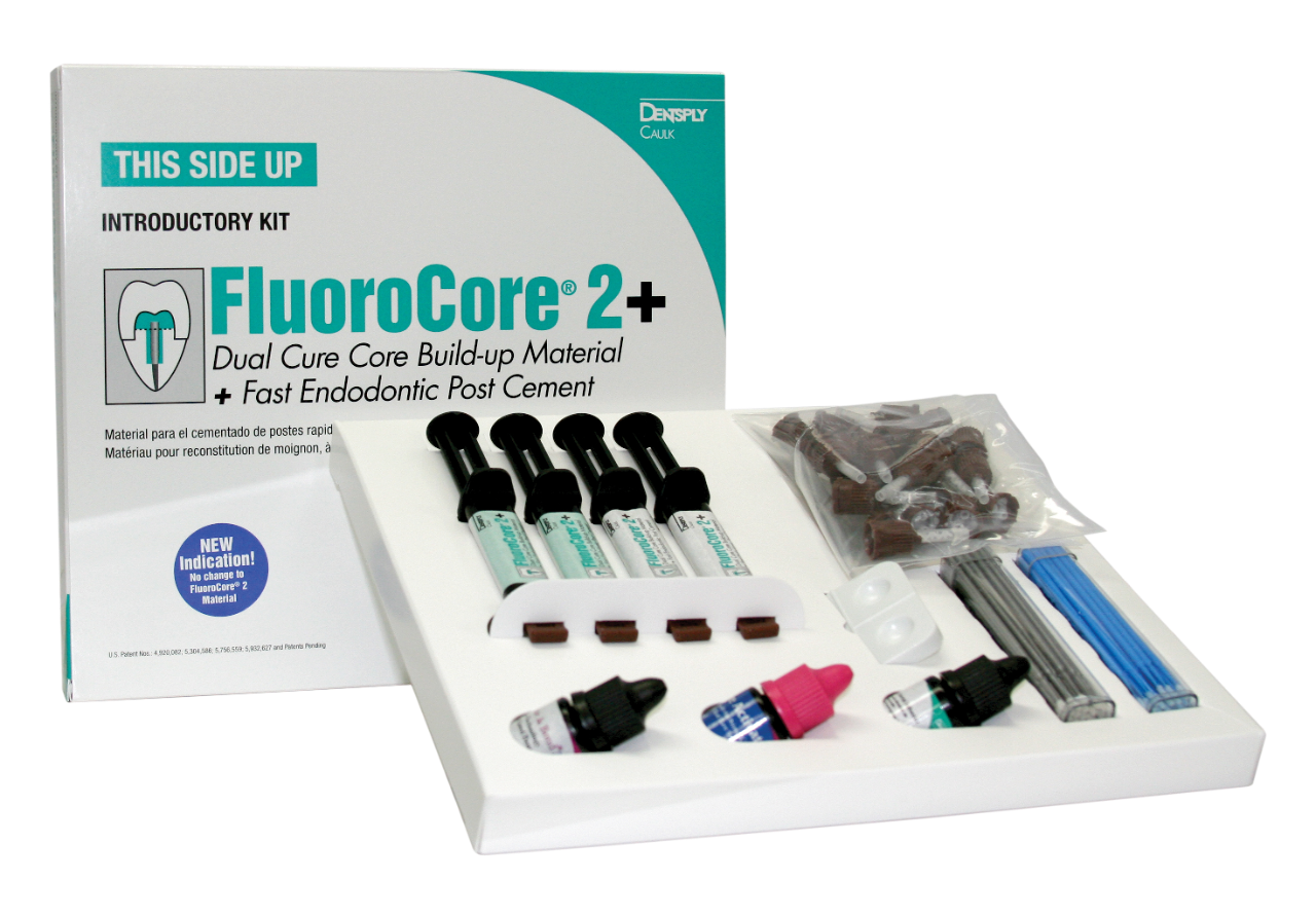 FluoroCore 2+ Core Build-Up Material, Dual-Cure, Regular Set, Syringe Refill, 4.75 g, Blue, 4/Pk, 612402 thumbnail 10