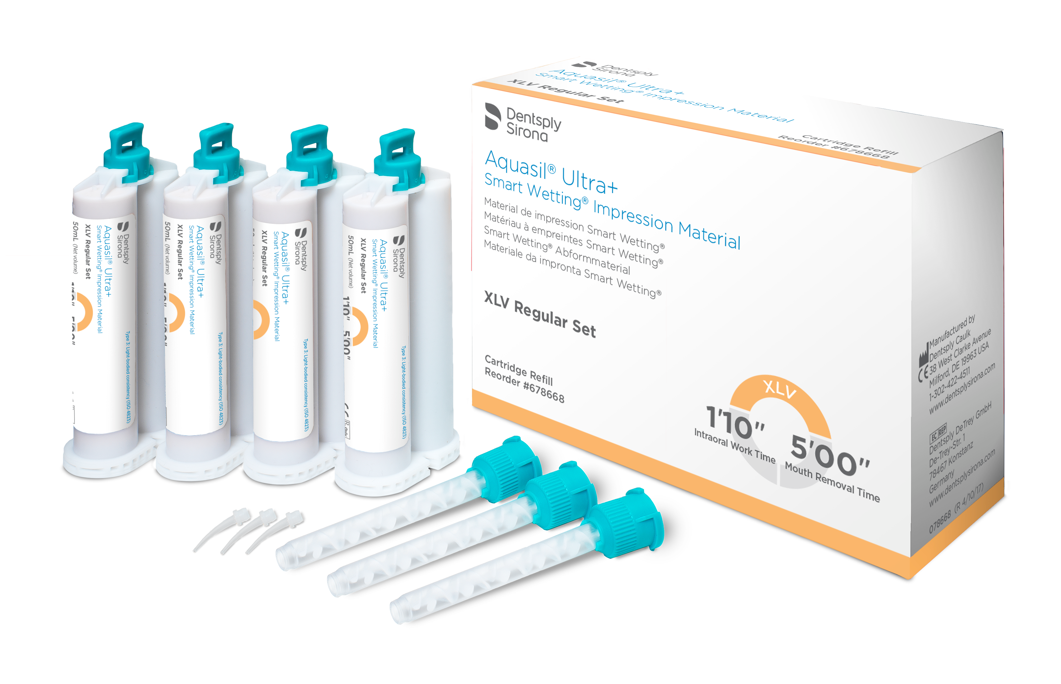 Aquasil Ultra+ Smart Wetting Impression Material Fst Set 50mL Mnt Bulk Rfl 24/Pk thumbnail 10