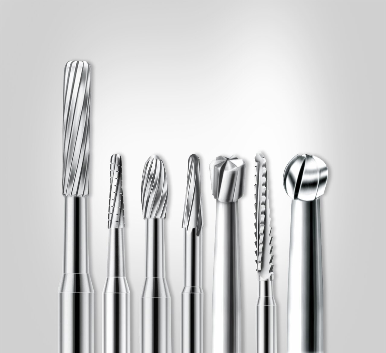 Caulk Super Carbide Burs, FG, Round, # 2, 10/Pk thumbnail 8