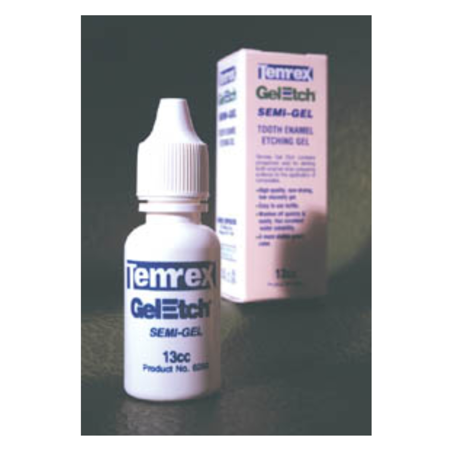 Gel-Etch Enamel Etching Semi-Gel, 35% Phosphoric Acid, 13 cc, Low Viscosity, Green, 1/Pk, 6200 product image