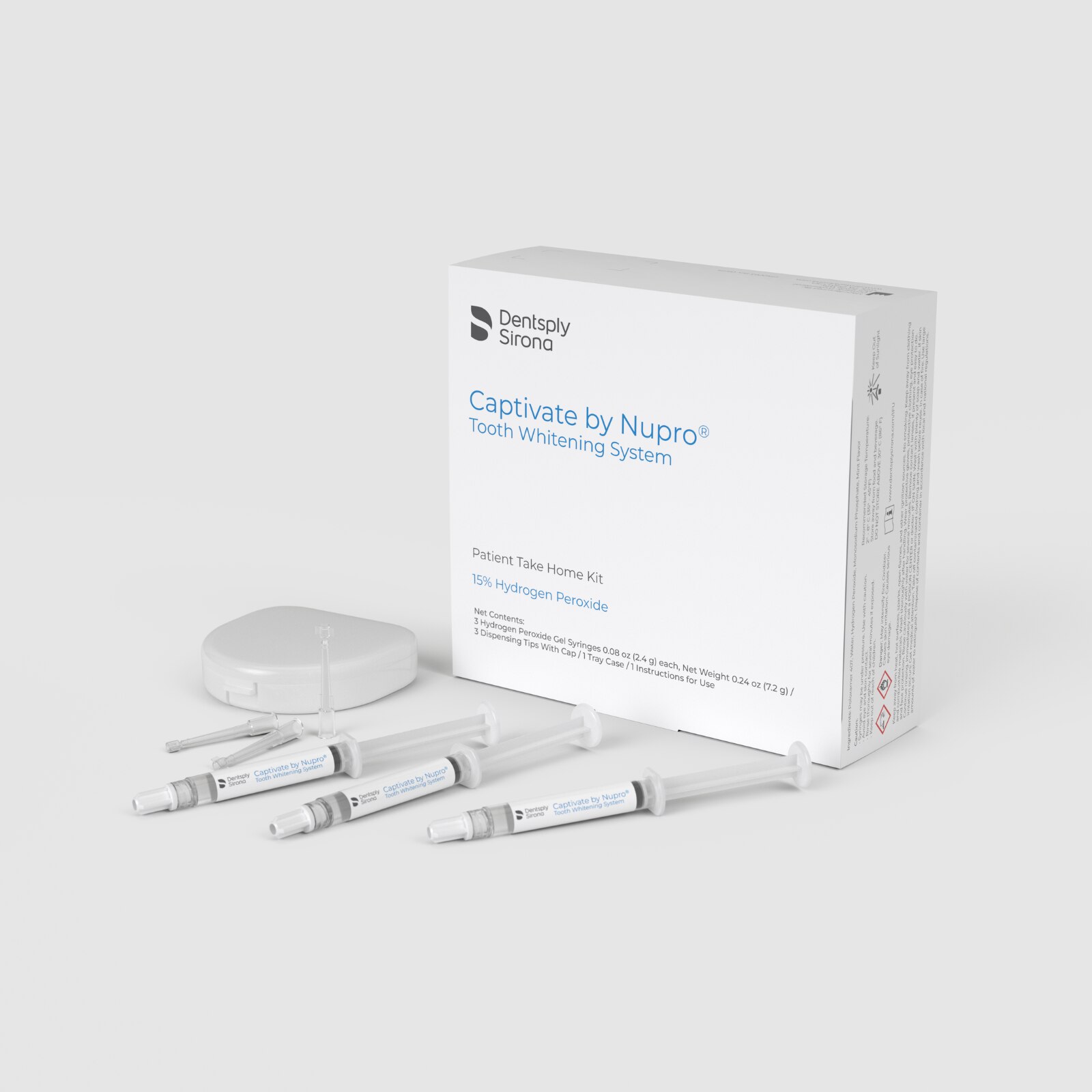 Captivate by NUPRO Take Home Whitening System Patient Kit 15% Hyd Prx Mint Ea thumbnail 6