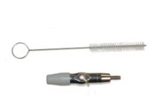 Saliva Ejector w/Threaded Tip Metal Lever