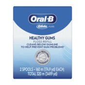 Oral-B Glide Healthy Gums Floss Refill 160m 2/Bx Unflavored