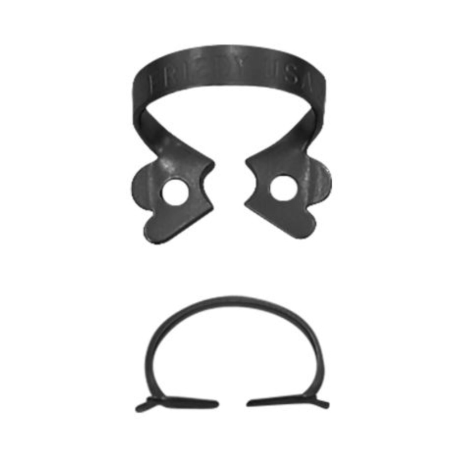 Hu-Friedy Black Line Rubber Dam Clamp Winged Size 209 Ea product image