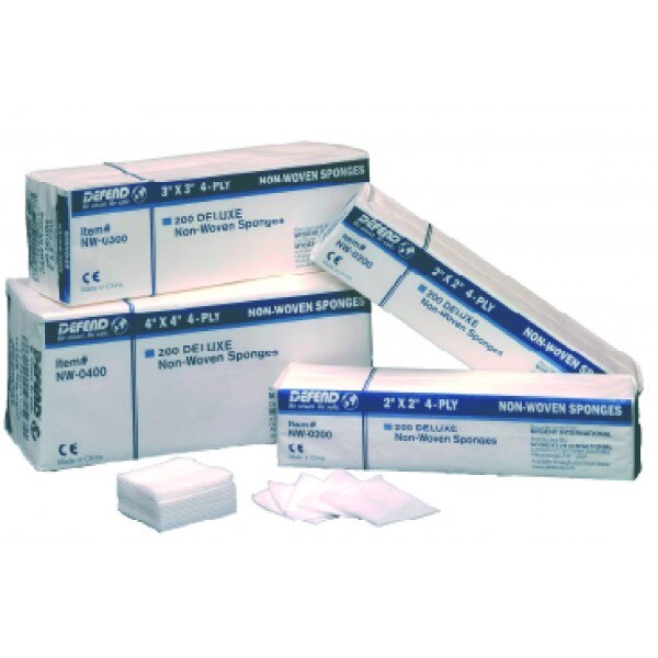 Defend Gauze Non-Woven 3x3 N/S 4-Ply 4000/Cs, NW0300 thumbnail 2
