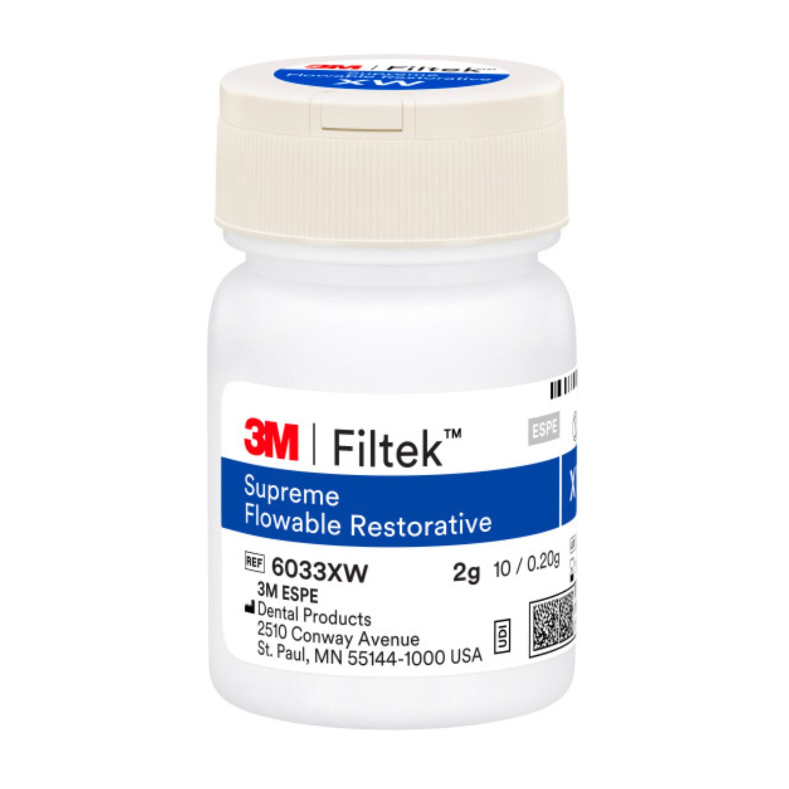 Filtek Supreme Ultra Flowable, Cavifil Refill, 0.2 g, X-White, 20/Pk, 6033XW thumbnail 5