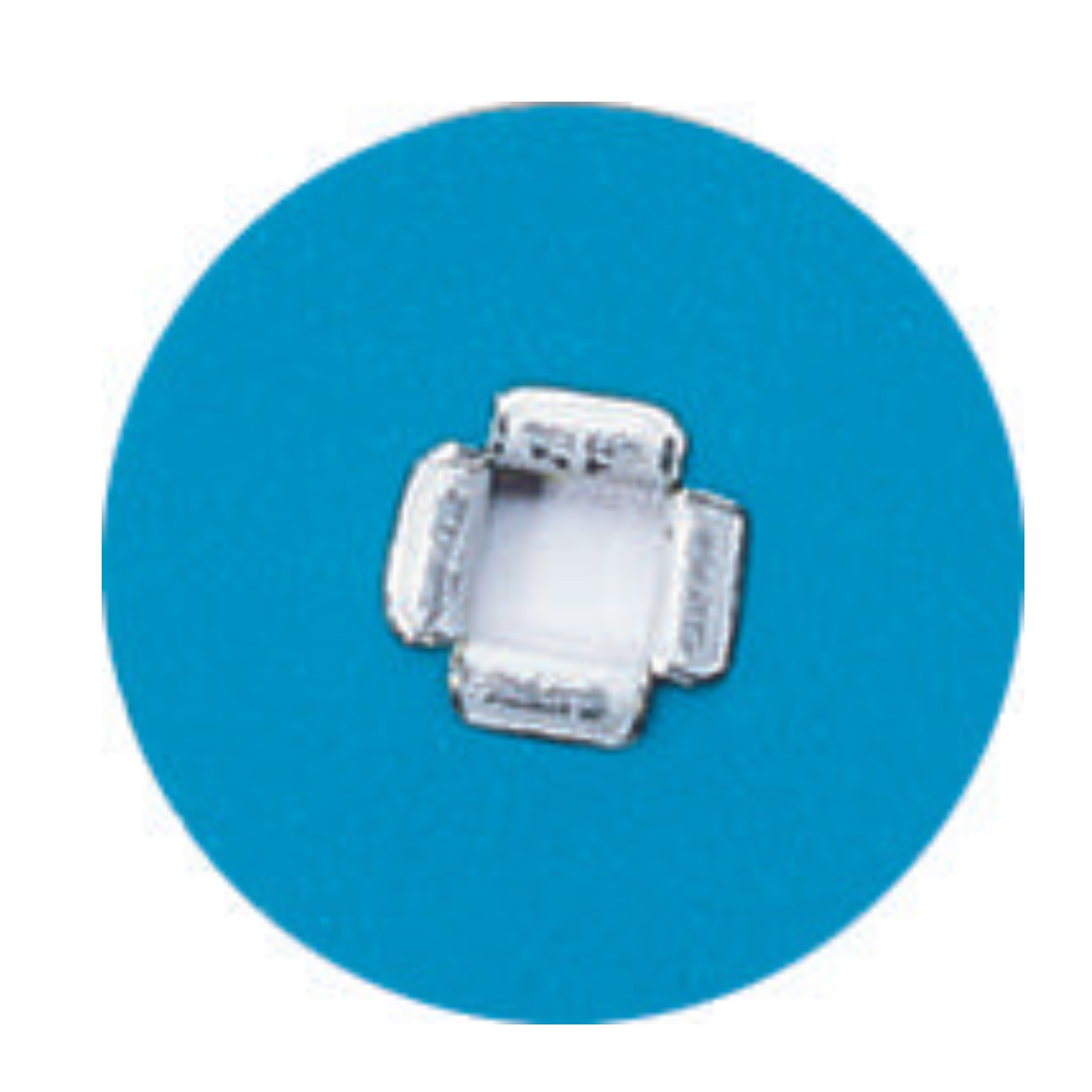 Sof-Lex Contouring and Polishing Discs, Square Eyelet Center, 5/8", Fine, Medium Blue, 100/Pk, 1958F product image