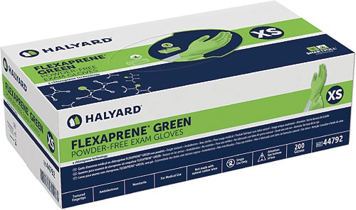 FlexaPrene Chloroprene Gloves, Powder-Free, Small, Green, 200/Box thumbnail 10