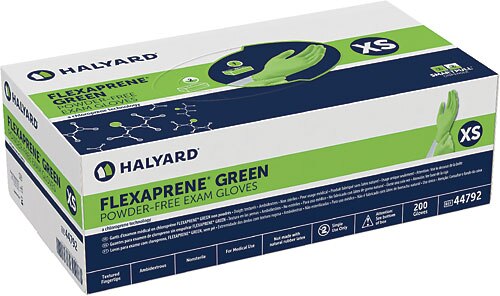 FlexaPrene Chloroprene Gloves, Powder-Free, Extra Large, Green, 180/Box thumbnail 10