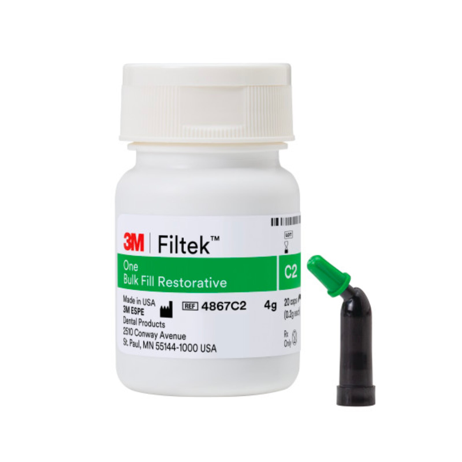 Filtek One Bulk Fill, Capsule Refill, 0.2 g, C2, 20/Pk, 4867C2 thumbnail 10