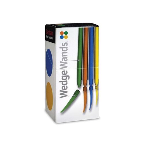 Wedge Wands Standard Refill, Small, Blue, 100/Pk, SWBL thumbnail 2