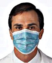 Com-Fit Earloop Fluid-Resistant Procedure Masks, Blue, 50/Box thumbnail 7