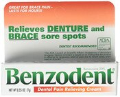 Benzodent Analgesic Ointment 0.25oz 24/Box