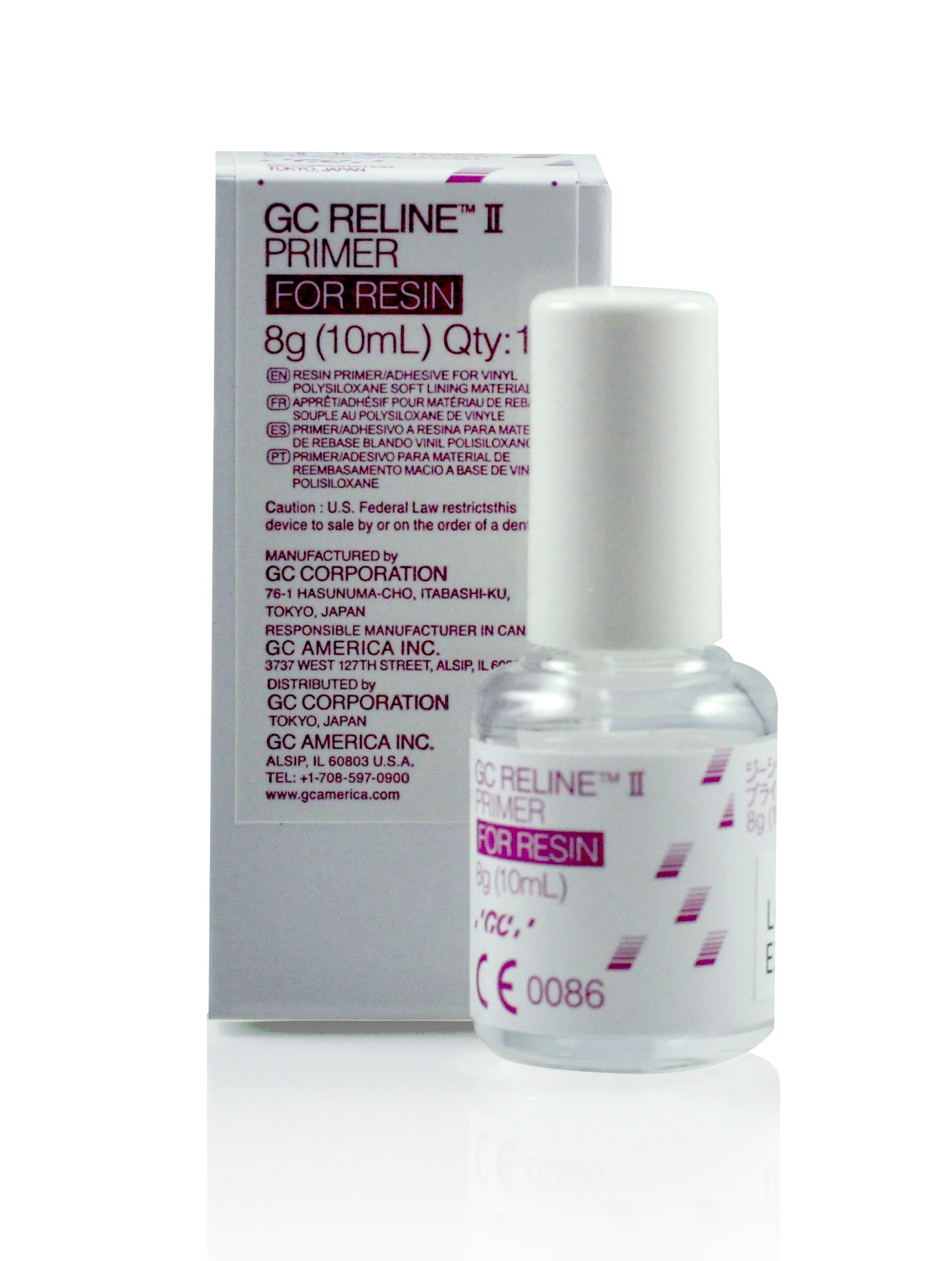 GC Reline II Soft Liner Primer for Resin 10 ml 10mL thumbnail 9