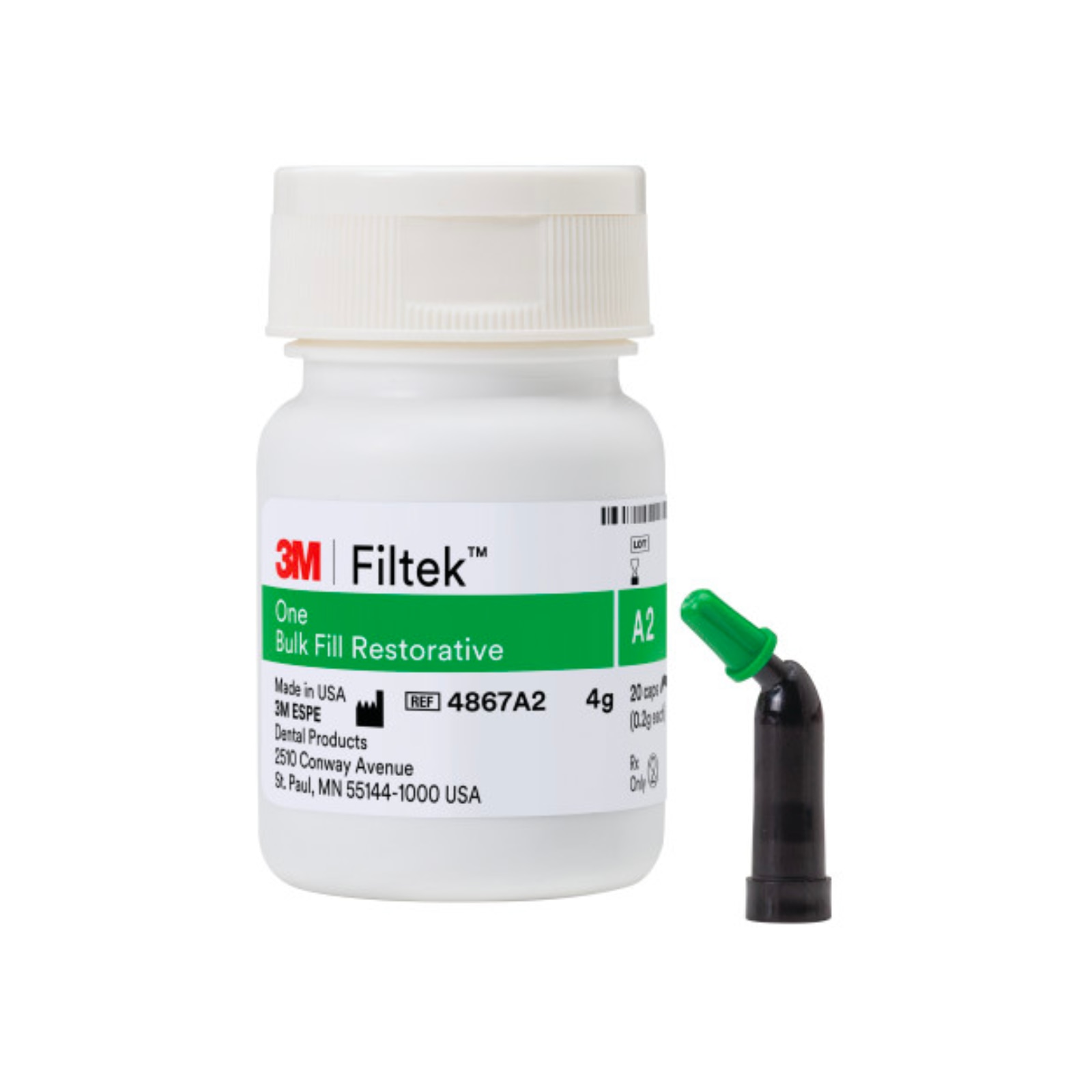 Filtek One Bulk Fill, Capsule Refill, 0.2 g, A2, 20/Pk, 4867A2 thumbnail 10