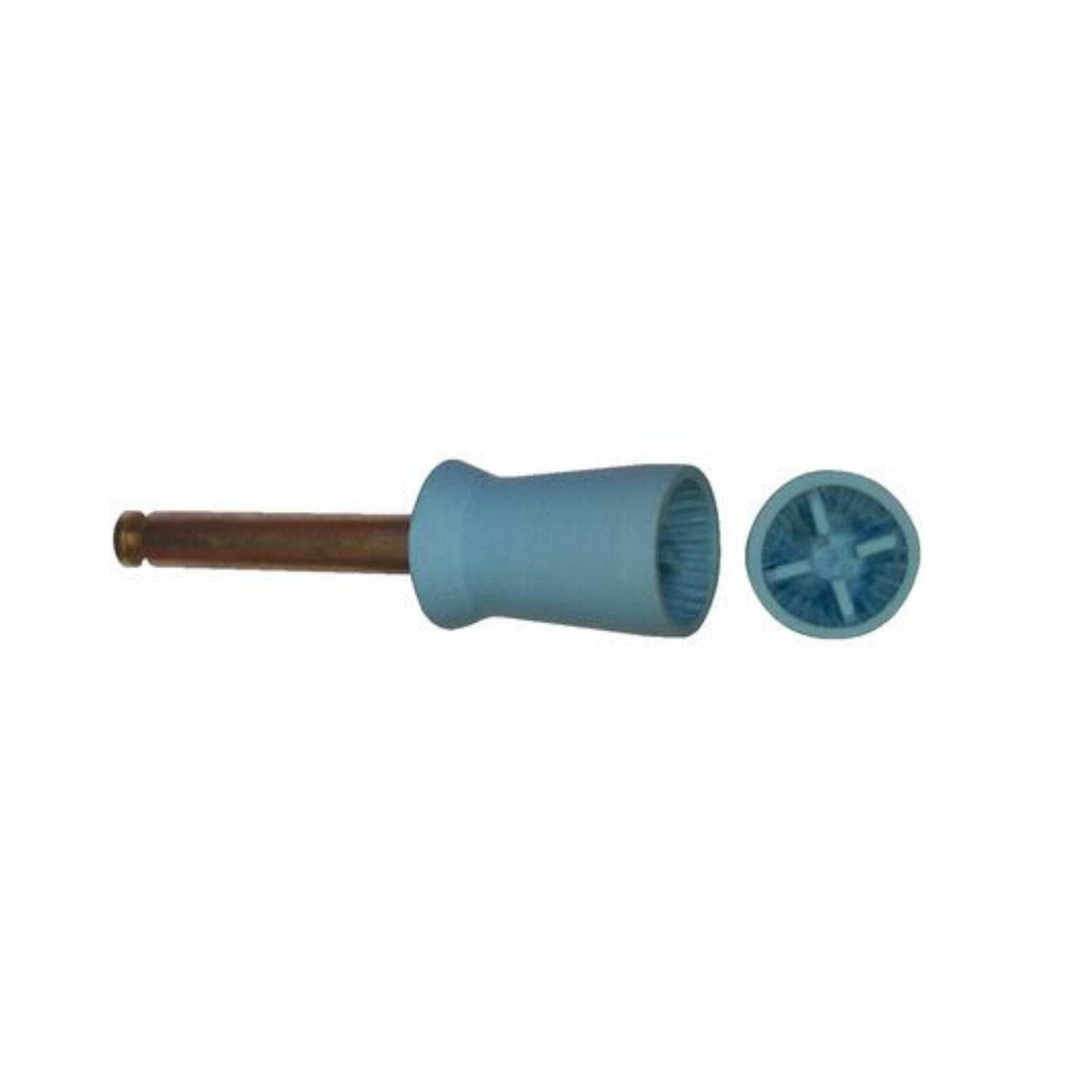 Prophy Cup Latch Mandrel Rib &amp; Web Aqua Unscented 1000/Pk thumbnail 7