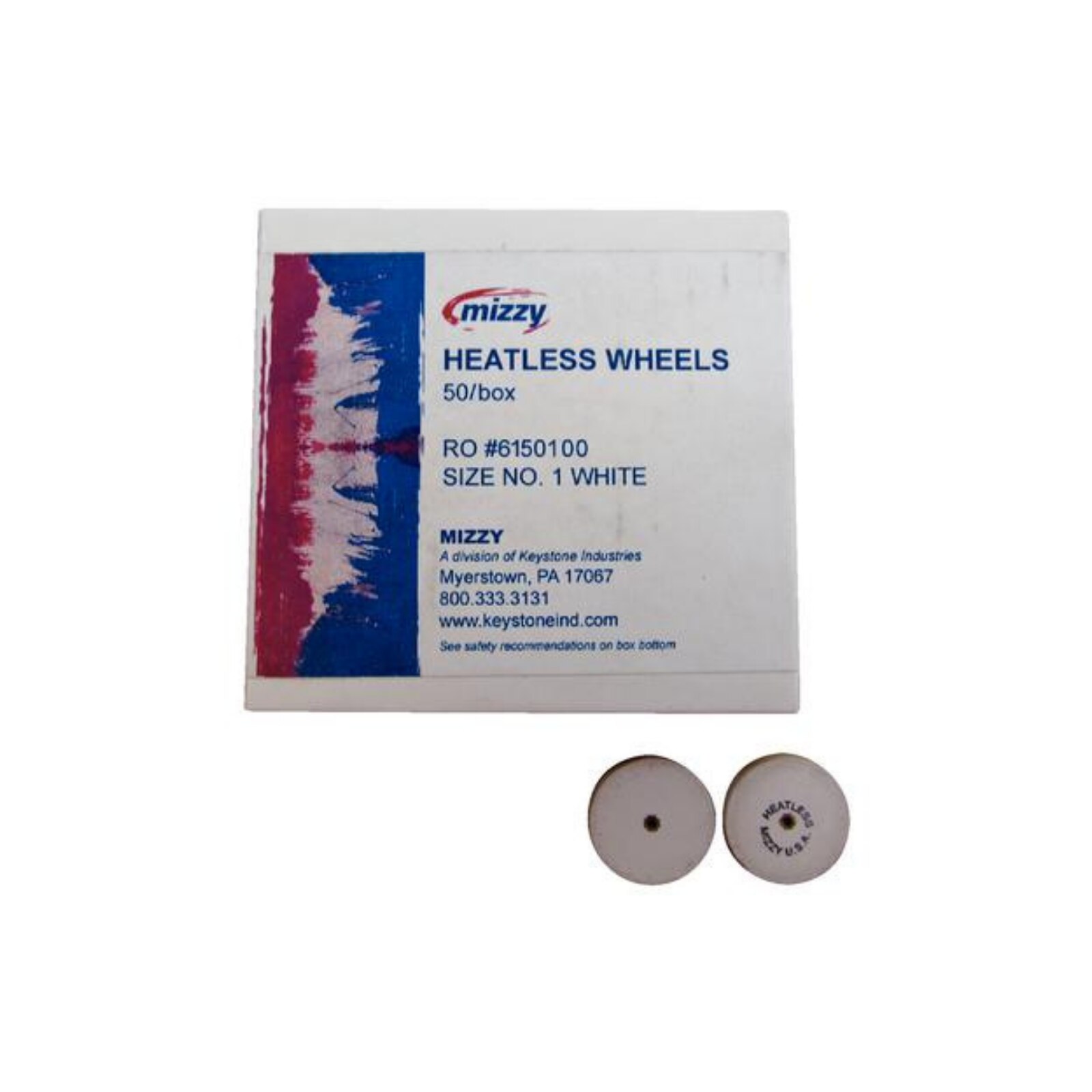 Wheels-Genuine Heatless-Reg Grit #1 50/Pk thumbnail 6