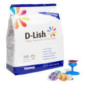 D-Lish Prophy Paste Mint Medley Medium 200/Bx
