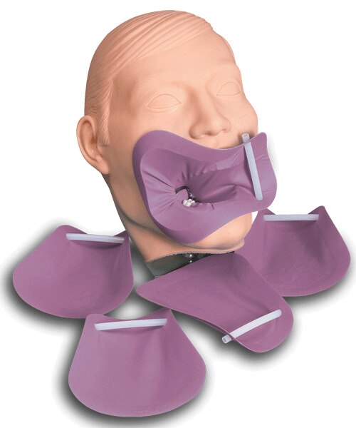 Handi-Dam, Latex, Pre-Framed, Blue, Powder-Free, Medium, 20/Pk, I-70BM thumbnail 5