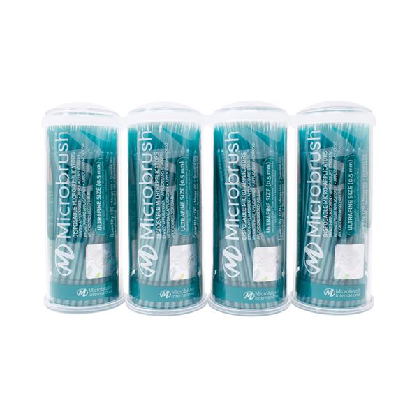 Microbrush Tube Series Applicators, Ultra Fine, Teal, 400/Pk, MUT400 product image
