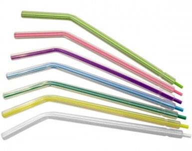 Safe Tip EZ Type Air/Water Tips Metal Core Rainbow 150/Pk product image