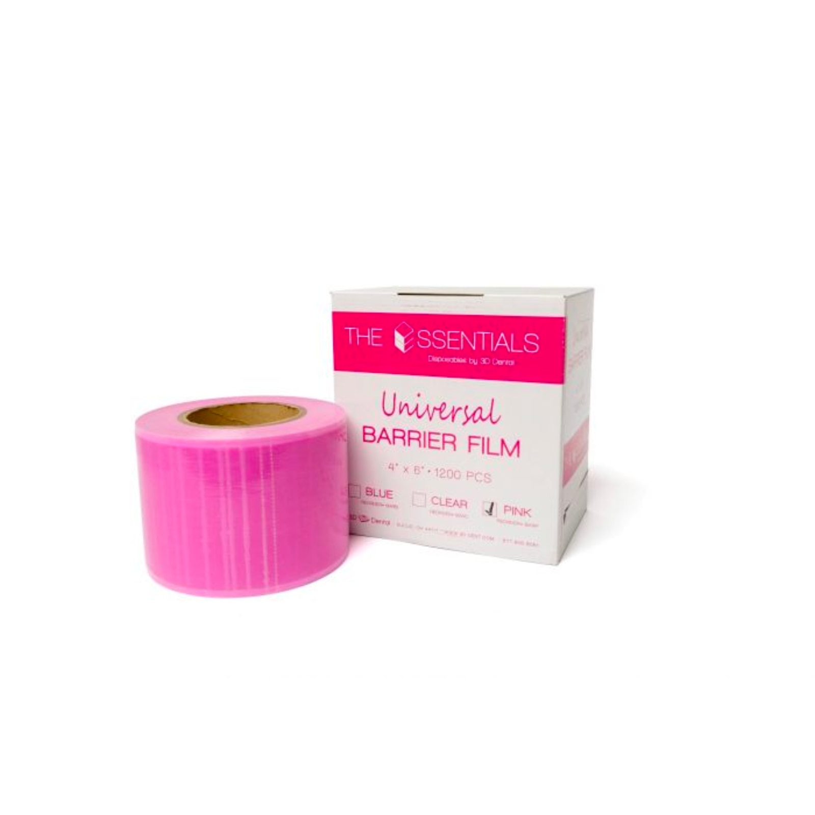 Non-Sterile Barrier Films, 4" x 6", Pink, 1200/Roll, BARP product image