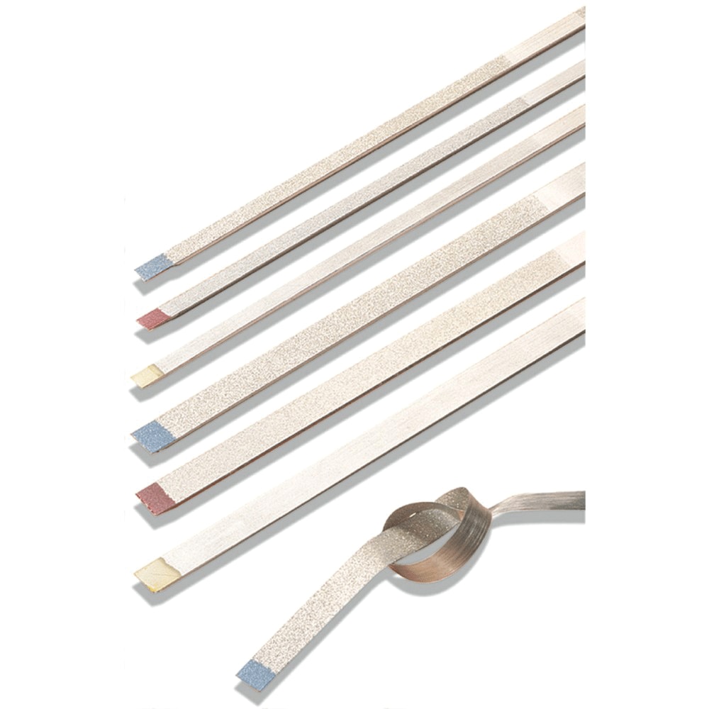 Compo-Strip Diamond Finishing Strips, Single-Sided, 100F, 2.5 mm, 45 Micron, Red, 6/Pk, 2013111 product image