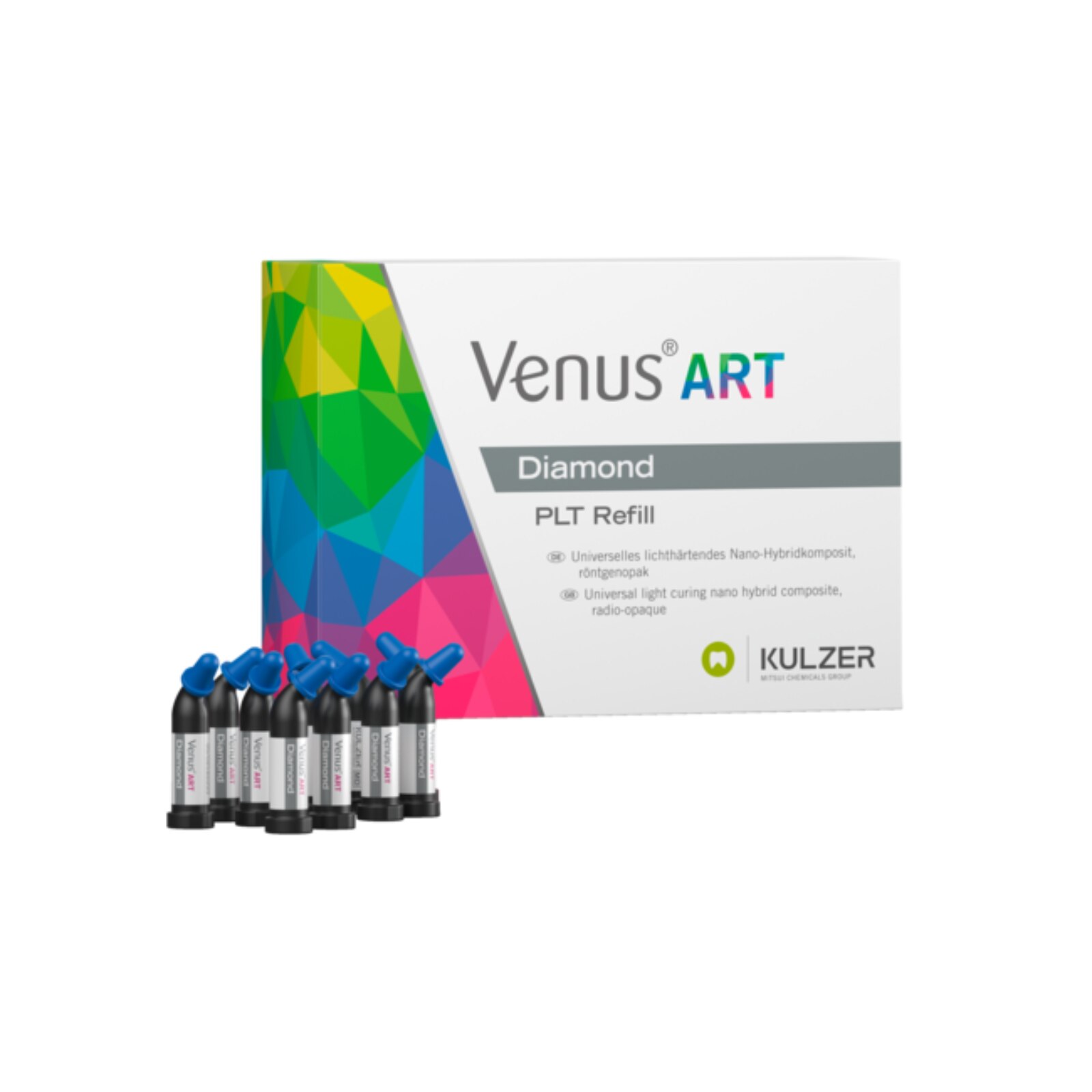 Venus Diamond Universal Composite BL (Bleach) PLT Refill 10/Bx thumbnail 5
