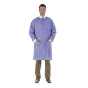 SafeWear Hi-Perform Lab Coat Purple Small 12/Pk