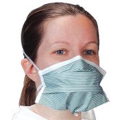 Critical Cover PFL N-95 Particulate Respirator Teal-Stripe 35/Bx