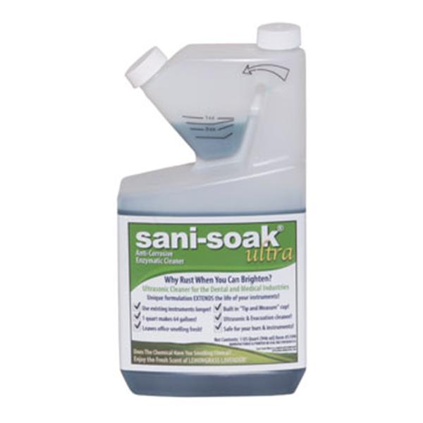 Sani-Soak Ultra Ultrasonic Cleaner, 32 oz, Lemongrass, 1/Pk product image
