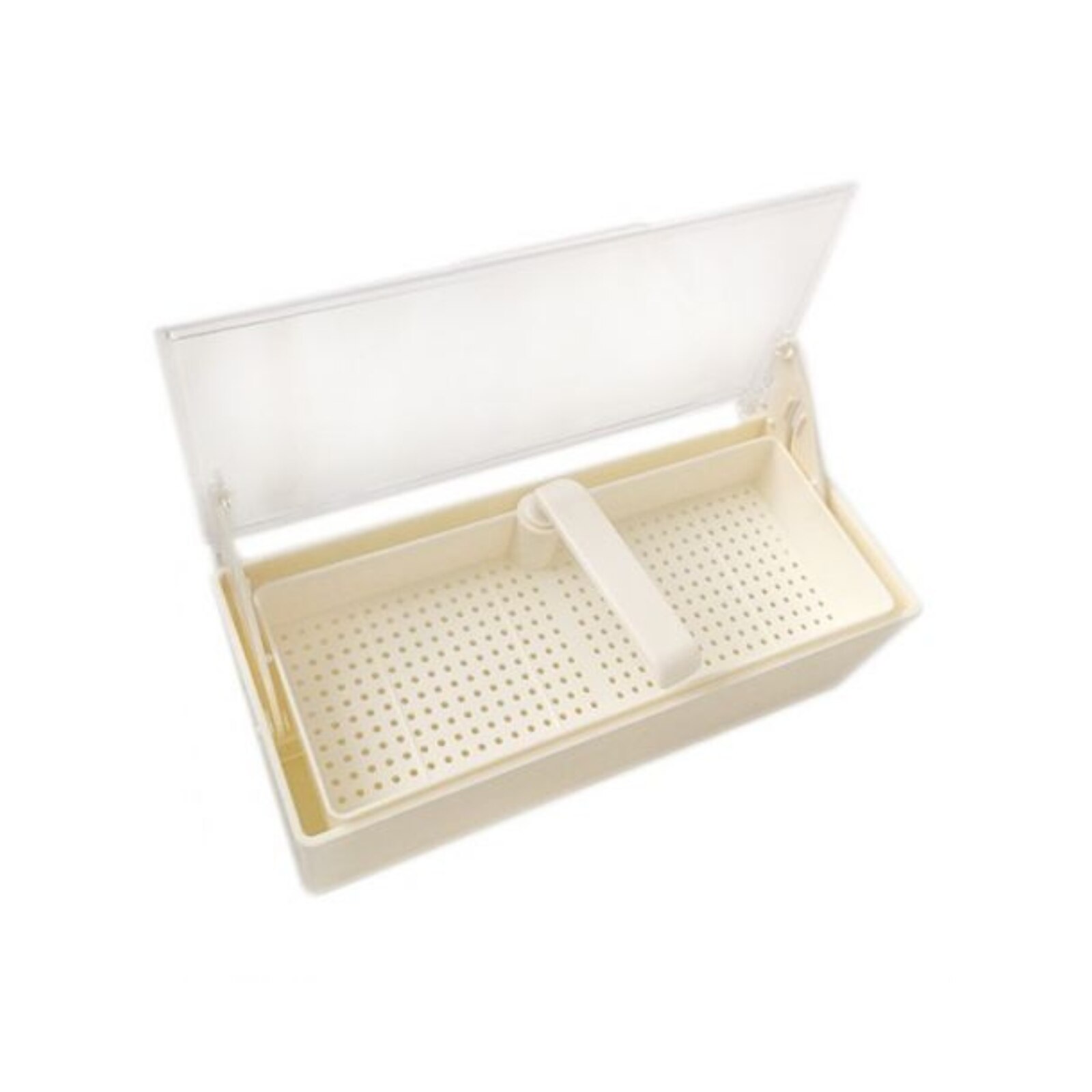 White Germicide Tray w/Clear Lid product image