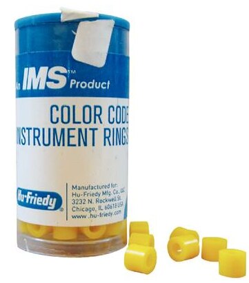 IMS Color Code Instrument Rings, Regular, Yellow, 50/Pk, IMS-1285 thumbnail 9