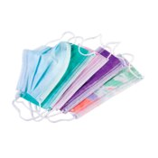 Extra-Safe Ear-Loop Masks Multicolor 50/Box