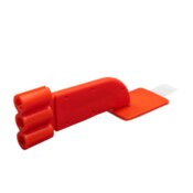 EzAim ComforTab Adhesive Sensor Holder Bitewing Red 50/Pk