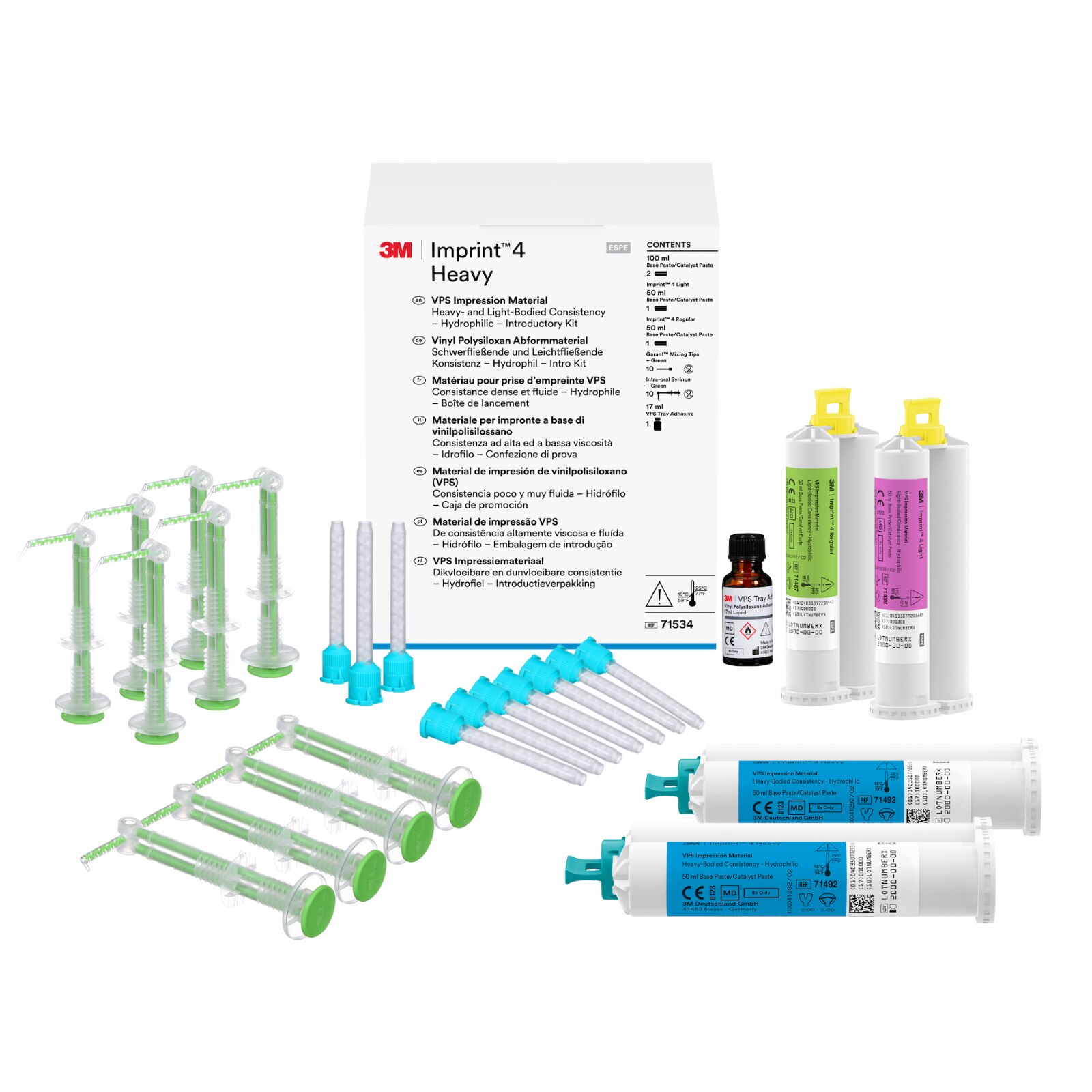 Imprint 4 Garant VPS Impression Material, Intro Kit, Heavy Body/Light Body, 1/Pk thumbnail 6