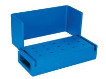 Aluminum Bur Block, FG, 15 Holes, Blue, 1/Pk, AB300-1U product image