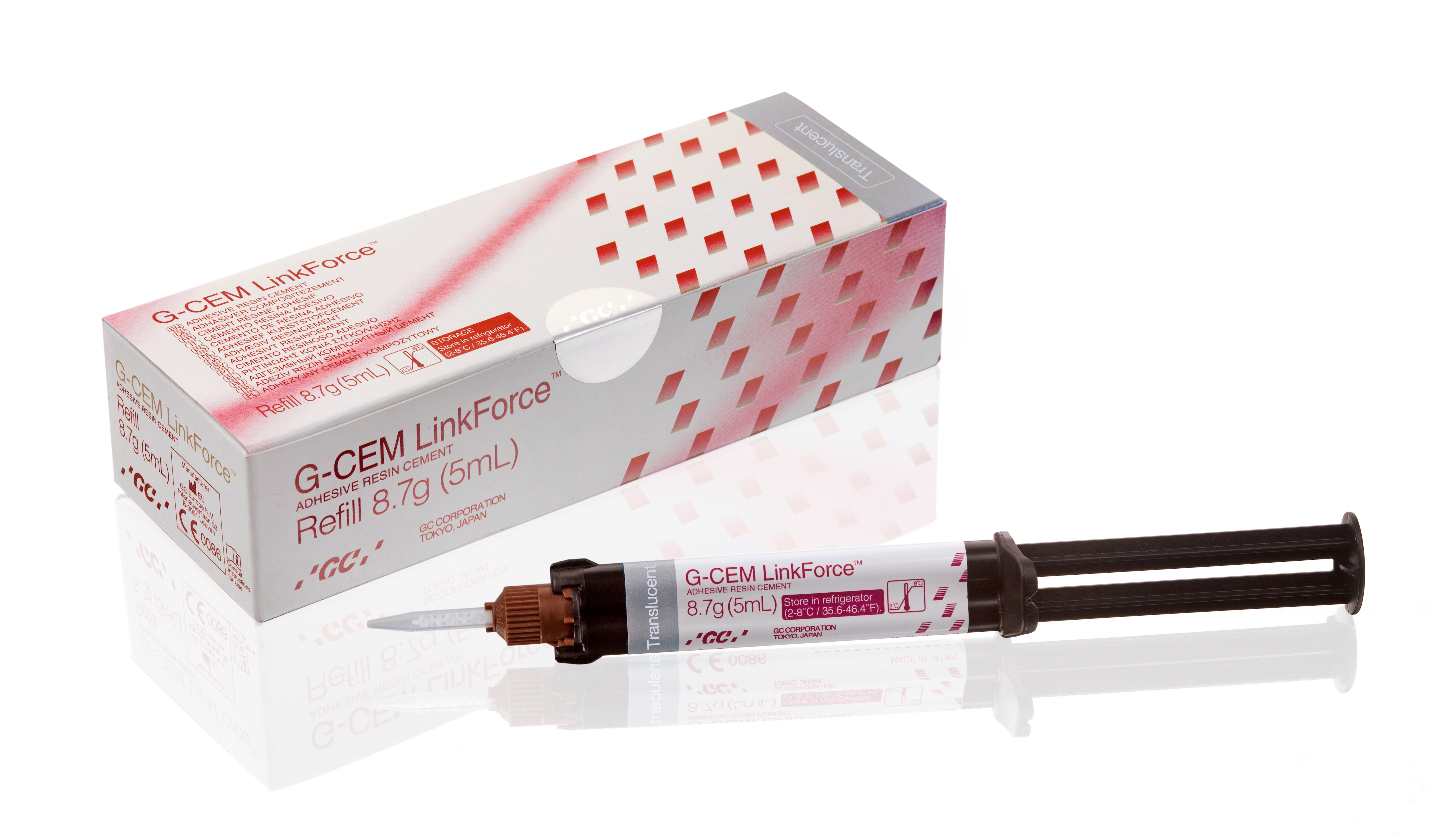 G-Cem LinkForce Cement, Syringe Refill, 5 ml, Translucent, 1/Pk thumbnail 10